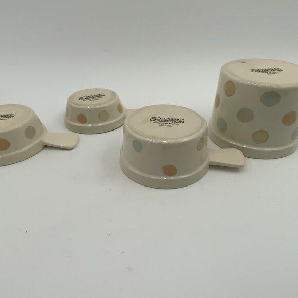 Kitchen Craft Classic Collection Ceramic Nesting Measuring Cup Set England - Picture 4 of 7